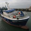 Le chalutier les barges échoué aux Sables d'Olonne