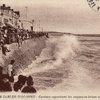 Vagues sur le remblai au début du XXème siècle