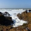 Après la tempête de Pâques au Château d'Olonne