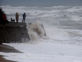 Grandes marées Février 2015 aux Sables