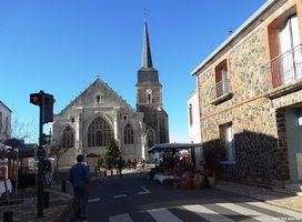L'église Notre Dame ou Sainte Marie d'Olonne sur mer
