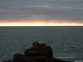 Coucher de soleil sur le puits d'enfer décembre 2014