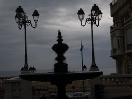 Fontaine d'eau et lumière aux Sables d'Olonne
