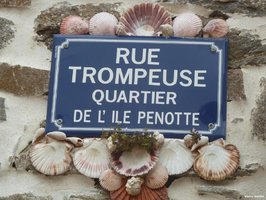 Rue trompeuse aux Sables d'Olonne