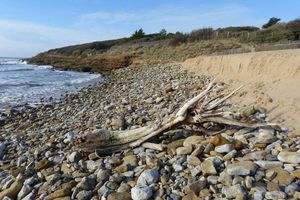 Talmont : Le site du veillon et du payre défiguré par les tempêtes